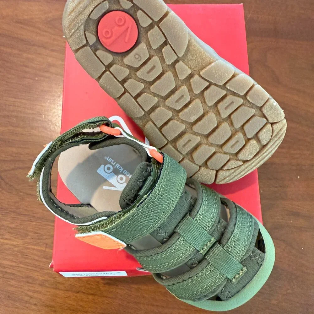 See Kai Run - Toddler Olive Green  Sandals - Wilder ii